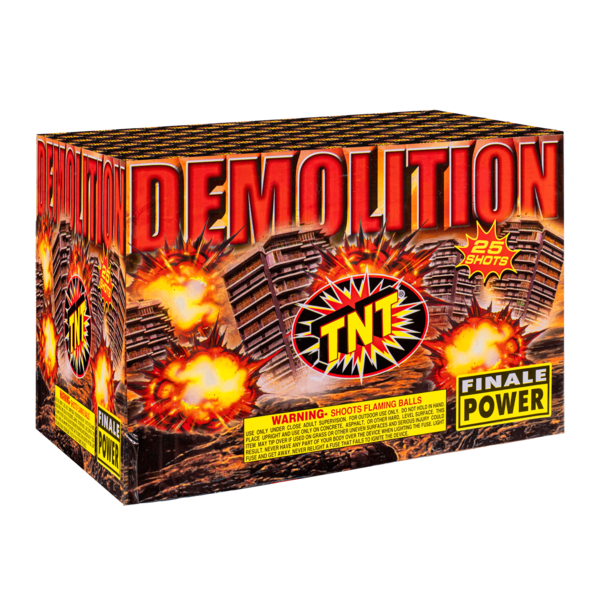 500 Gram Firework Finale Aerials Demolition 