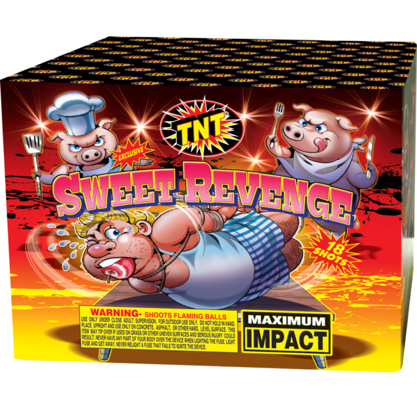 500 Gram Firework Finale Aerials Sweet Revenge