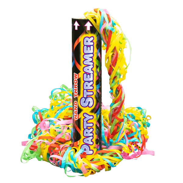 Firework Confetti & Streamers Celebrate Hand Throw Confetti Streamer