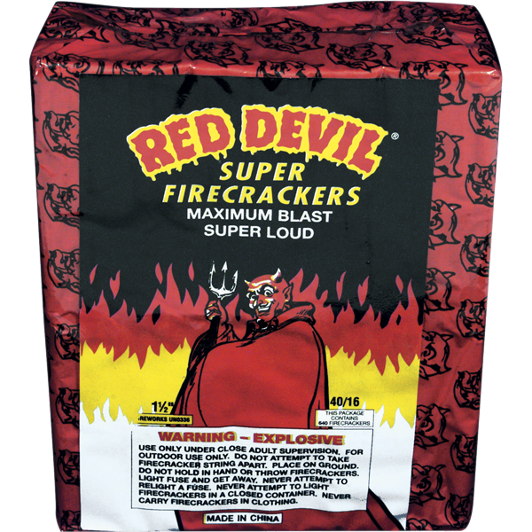 Firework Firecrackers 40/16 Red Devil Firecrackers