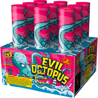 Firework Multi Aerials Evil Octopus 9 Shot