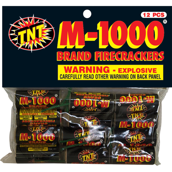 Firework Firecrackers Tnt M 1000 12 Pack