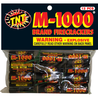 Firework Firecrackers Tnt M 1000 12 Pack