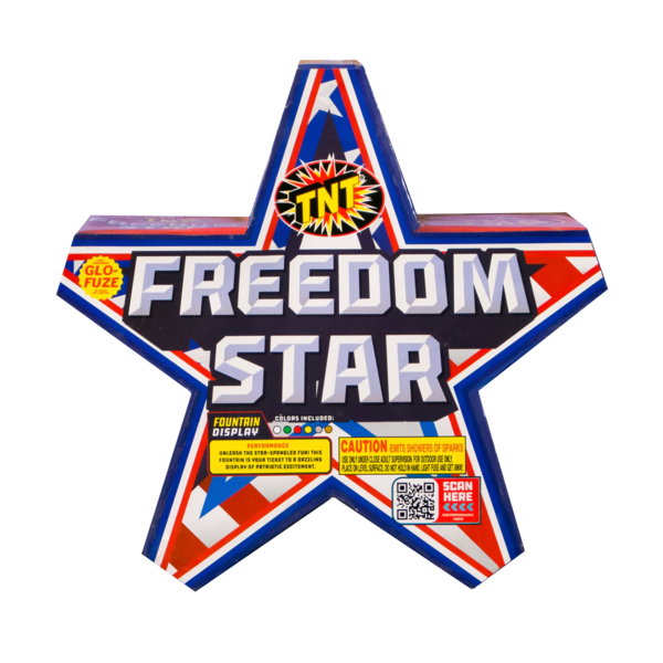 Firework Fountains Freedom Star