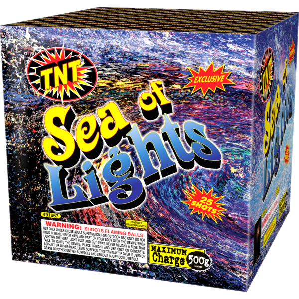 500 Gram Firework Multi Aerials Sea Of Lights