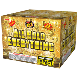 500 Gram Firework Finale Aerials All Gold Everything