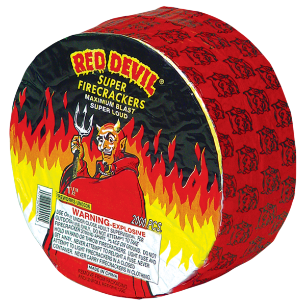 Firework Firecrackers Red Devil 2000 Roll