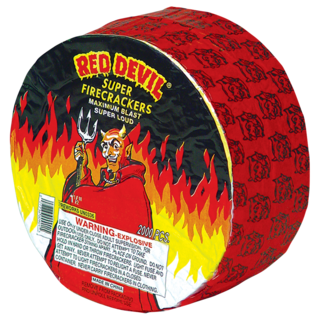 Firework Firecrackers Red Devil 2000 Roll