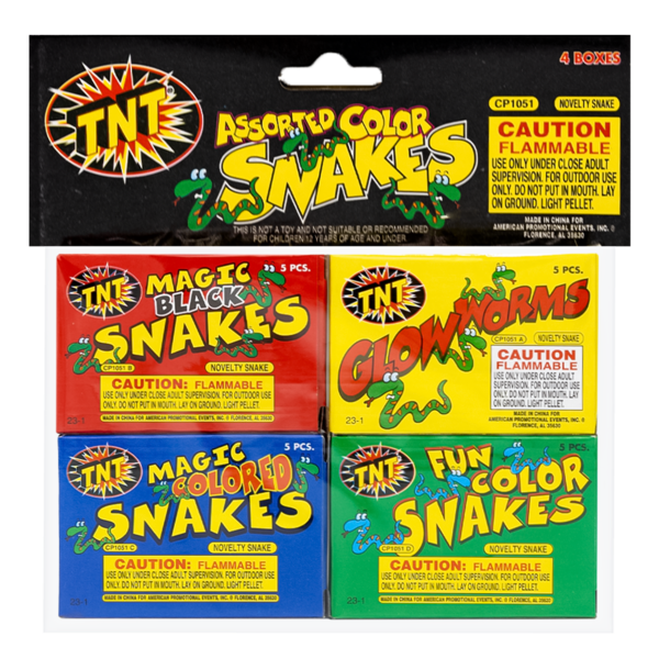 Firework Other Novelties Asst. Color Snake 