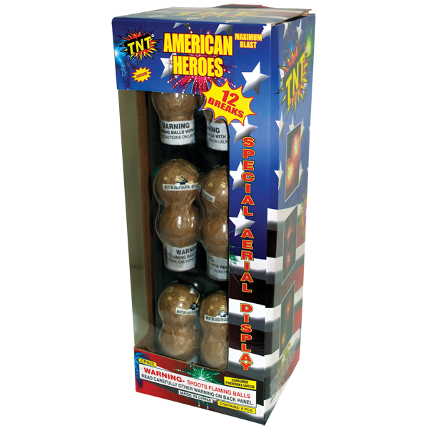 Firework Reloadables American Heroes