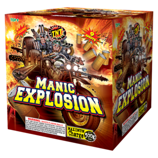 500 Gram Firework Finale Aerials Manic Explosion