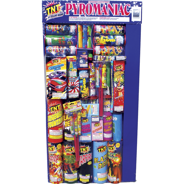 Firework Ground Assortments Pyromaniac   Ss