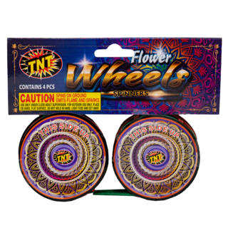 Firework Ground Spinners Flower Wheels