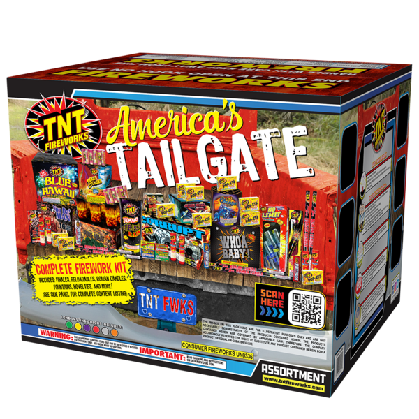 500 Gram Firework Aerial Assortments America's Tailgate