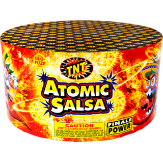 500 Gram Firework Fountains Atomic Salsa