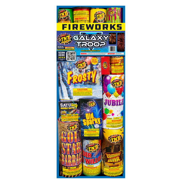 Firework Aerial Assortments Galaxy Troop