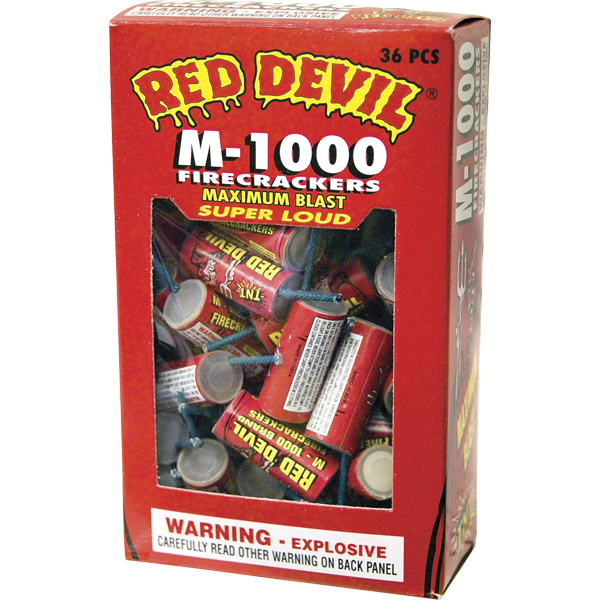 Firework Firecrackers Red Devil Firecracker M 1000