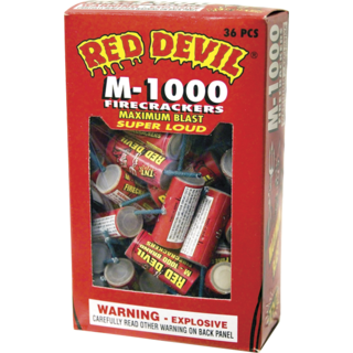 Firework Firecrackers Red Devil Firecracker M 1000