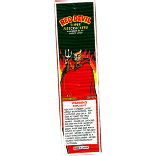 Firework Firecrackers Red Devil 100 Strip