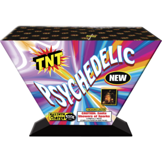 500 Gram Firework Fountains Psychedelic 