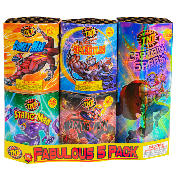 Firework Fountains Fabulous 5 Pack