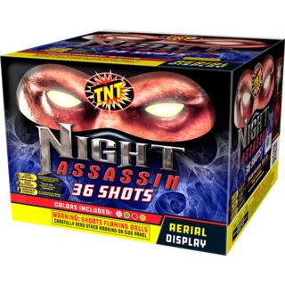 500 Gram Firework Finale Aerials Night Assassin