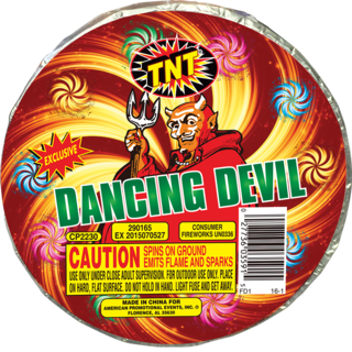 Firework Ground Spinners Dancing Devil