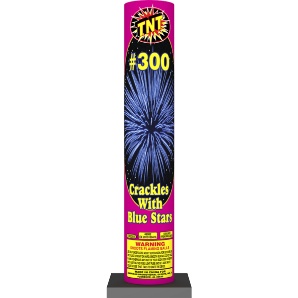 Firework Other Aerials #300 Crackles With Blue Stars