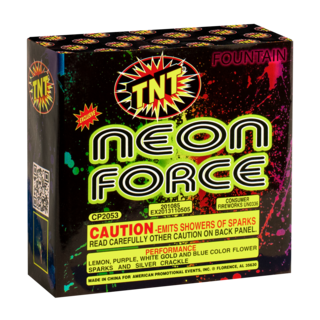 Firework Fountains Neon Force