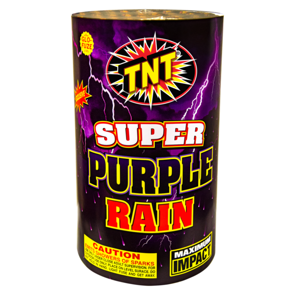 500 Gram Firework Fountains Super Purple Rain