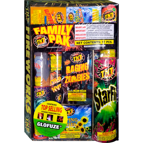 Firework Ground Assortments Tnt Family Pak