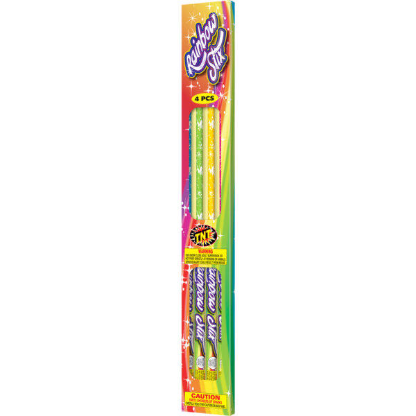 Firework Sparklers & Handheld Rainbow Stix