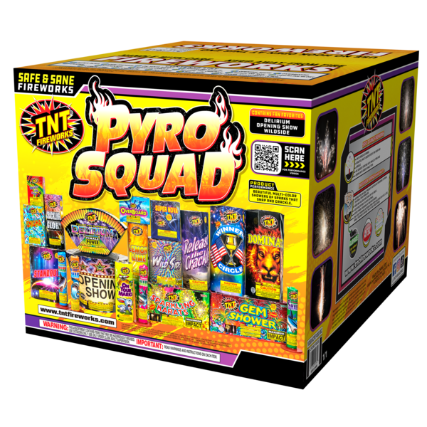 Firework Ground Assortments Pyro Squad