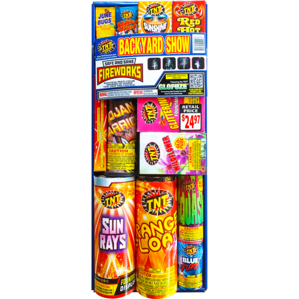 Firework Ground Assortments Backyard Show Usa Ss